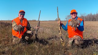 Fast Paced Sharptail Grouse Hunting in Manitoba With Recipe [upl. by Renrew]