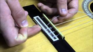 How To Restring a Classical Guitar [upl. by Flosi934]