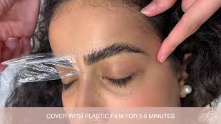 Perfect Eyelash Brow Lamination  Tutorial [upl. by Dolorita]