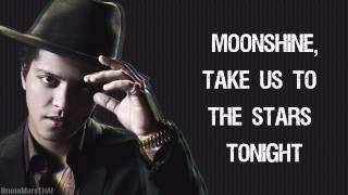 Bruno Mars  Moonshine Lyrics [upl. by Wayne]