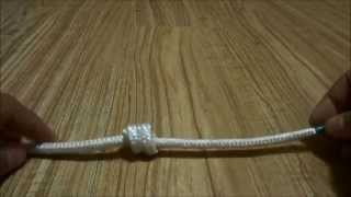 How To Tie A Stopper Knot StepByStep Tutorial [upl. by Sehguh]