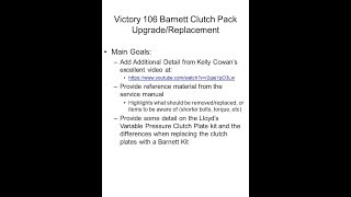 Victory 106 Barnett Clutch Replacement amp LLoydz Variable [upl. by Tarfe]