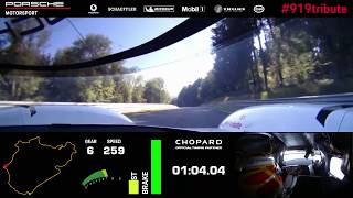 The 919 Tribute Tour Onboard record lap Nordschleife [upl. by Fabrianne983]