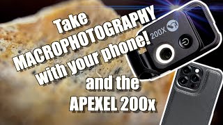 APEXEL 200x  MACRO PHOTOGRAPHY with your phone [upl. by Halas523]