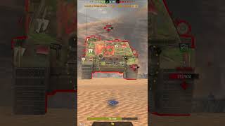 WOT BLITZ 6 KILLS  BRETAGNE PANTHER  OASIS PALMS [upl. by Eilyr]