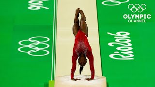 1️⃣6️⃣  Simone Biles highest scored event  16050  31DaysOfOlympics [upl. by Holds364]