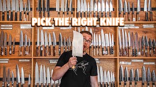 The Ultimate Guide to Picking The Perfect Kitchen Knife [upl. by Fanchet]