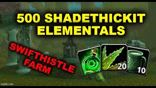 500 THISTLE GRUB ELEMENTALS WOW CLASSIC SWIFTTHISLE FARM [upl. by Aicilav145]