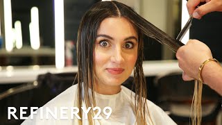 I Tried Getting A Modern Mullet  Hair Me Out  Refinery29 [upl. by Dorrie]