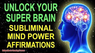 Program Your Mind Power For Extreme Intelligence Subliminal GENIUS Affirmations While You Sleep [upl. by Nivra72]