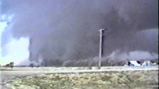 Hesston amp Goessel Kansas Tornados Merging 3131990 [upl. by Errehs32]