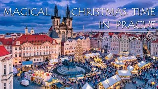 Magical Christmas Time in Prague Czechia  Timelapse Video [upl. by Sylado]