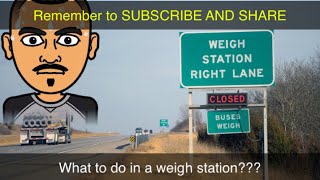 Weigh station procedure explained trucker foryou roadlife youtube [upl. by Alyag36]