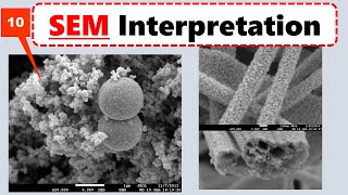 SEM Micrographs Interpretation in Experimental paper Scanning Electron Microscopy SEM Analysis [upl. by Eimaraj]