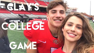 VLOG 156 Clays first college Scrimmage [upl. by Euqinomad]