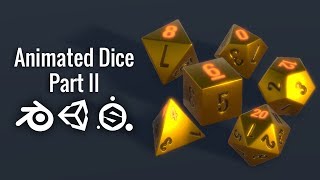 Animated Dice Part II From Blender to Unity [upl. by Gallenz826]