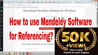 How to use Mendeley Reference Manager  step by step guide [upl. by Genia]