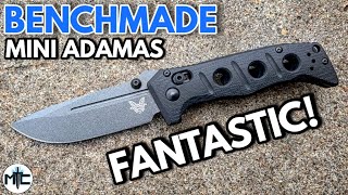 Benchmade Mini Adamas Folding Knife  Overview and Review [upl. by Harrington446]