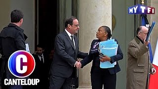 Cest Canteloup  Christiane Taubira se fait virer du gouvernement [upl. by Cristy]