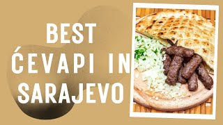 Best Ćevapi In Sarajevo  Čevabdžinica Nune 1966 [upl. by Anivlac69]