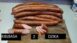 Kiełbasa z Dzika prosty sprawdzony przepis [upl. by Barstow]