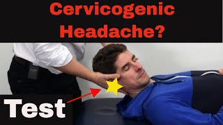 Cervicogenic Headache Test  Upper Cervical Flexion Rotation Test  Flexion Rotation Test [upl. by Luanne]