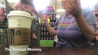 Warning live tandem breastfeeding Breastfeeding blooper how much caffeine can I safely drink [upl. by Judi363]