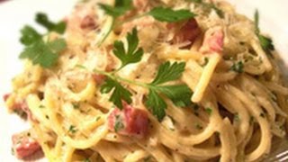 spaghetti alla carbonara recipe [upl. by Ellehcal763]