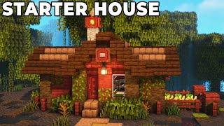 EASY Mangrove Starter House in Minecraft Tutorial [upl. by Eeresed393]