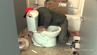 How To Install a Toilet [upl. by Eidoj573]