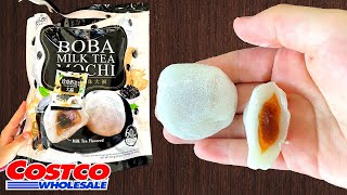 🇹🇼 Boba Milk Tea Mochi  Costco Product Review [upl. by Liarret]