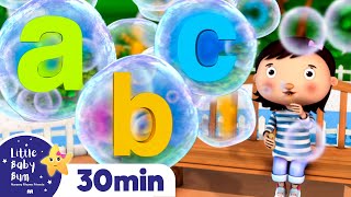 ABC Bubbles  Learn Letters More Nursery Rhymes and Kids Songs  Little Baby Bum [upl. by Nnylatsyrk713]