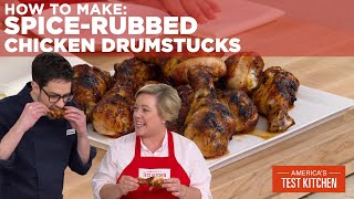 How to Make Grilled SpiceRubbed Chicken Drumsticks [upl. by Mann]