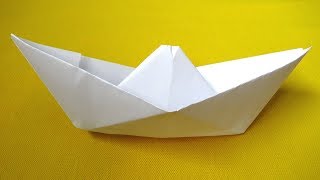 Como hacer un barco de papel  how to make a paper boat [upl. by Westfall]