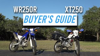 WR250r vs XT250 Buyer’s Guide [upl. by Atiraj969]