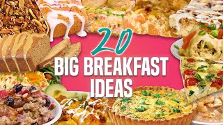 20 Breakfast Recipes for a Crowd  Holiday Breakfast and Brunch Recipe Compilation [upl. by Ariana888]