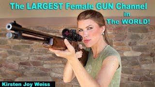 Worlds BIGGEST Female GUN CHANNEL  Sharing Guns amp Freedom [upl. by Nylhtak]