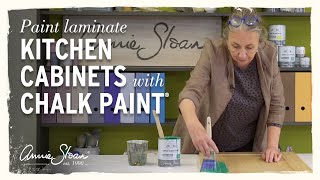 How to paint laminate kitchen cabinets [upl. by Eedebez]