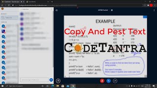 CodeTantra Trick easy to copy and paste in online Class  LPU [upl. by Cosma737]