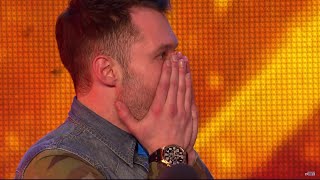 Calum Scott  Dancing On My Own Lyrics  Video BGT [upl. by Elatsyrc]