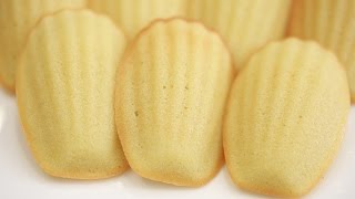 HOMEMADE MADELEINES RECIPE FRENCH BUTTER CAKES [upl. by Anrapa]