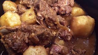 Slow Cooker Neck Bones amp Potatoes  I Heart Recipes [upl. by Hirasuna]