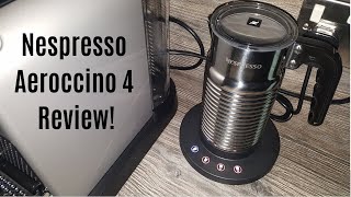 Nespresso Aeroccino 4 Milk Frother Review  Worth upgrading from the Aeroccino 3 [upl. by Aicela282]