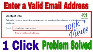 Why is my email address not valid [upl. by Lara542]