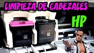 Como hacer limpieza de cabezales HP [upl. by Cassady]