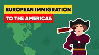 How did Europeans immigrate to the Americas [upl. by Aikimat]