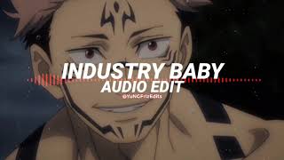 industry baby  lil nas x jack harlow edit audio [upl. by Nylireg]