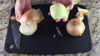 How To Cut Slivered Onions [upl. by Cyprio359]