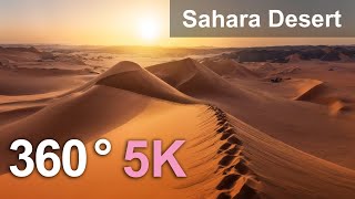 Sahara Desert Algeria Aerial 360 video in 5K [upl. by Zorah]