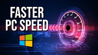 How to Increase Your PC Speed for FREE Best Settings [upl. by Irtimed]